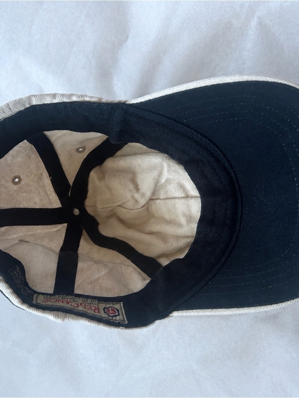 Vintage Canada maple leaf woven shield patch 100% cotton adjustable baseball cap - Picture 3 of 6